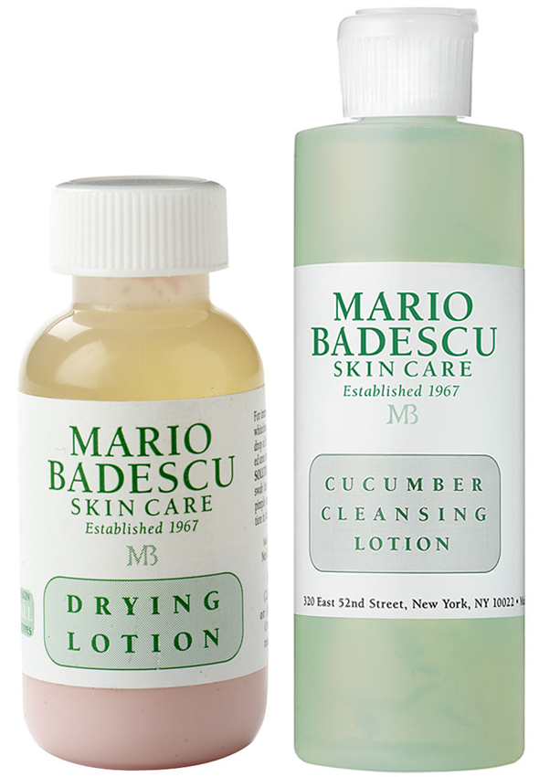 Mario Badescu Drying Lotion and Cucumber Cleansing Lotion