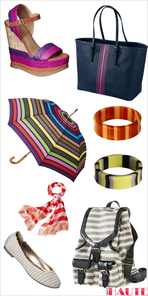 Target striped accessories