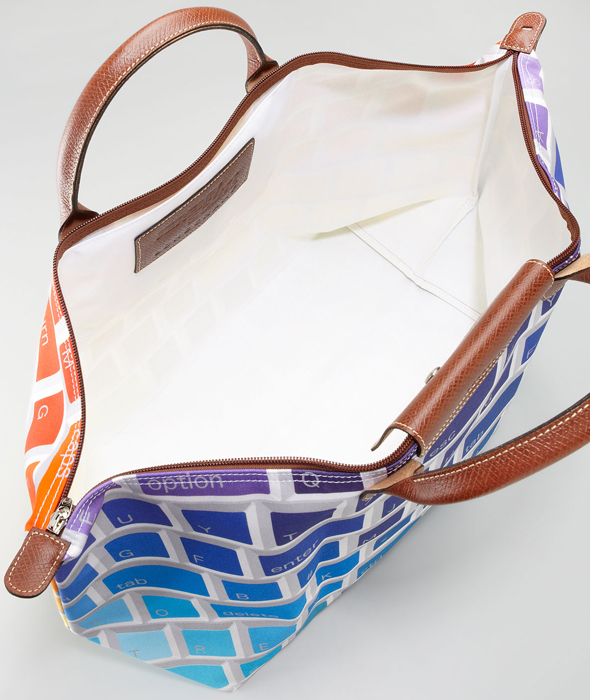 Haute buy: Longchamp Jeremy Scott Clavier Travel Tote Bag-interior