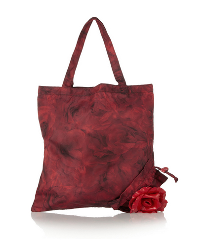 Haute buy: Valentino Rose-appliqué printed twill shopper