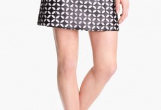 Haute buy: Vince Camuto Mod Cutout Faux Leather Skirt