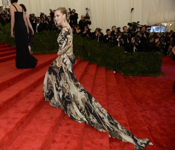 Amanda Seyfried at the Metropolitan Museum of Art's Costume Institute Gala "Punk: Chaos to Couture"