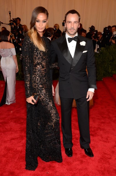Joan Smalls and Tom Ford in Tom Ford