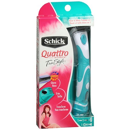Schick Quattro For Women Trimstyle Razor & Bikini trimmer