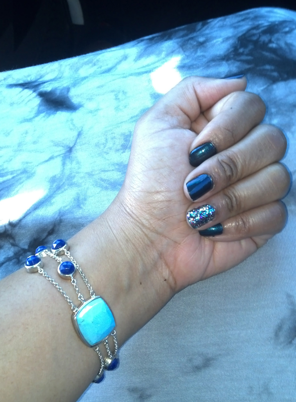 SNS Jewelry Studio Lapis & Turquoise bracelet