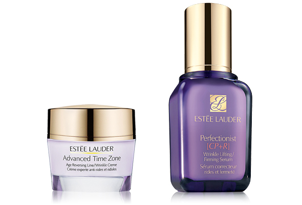 Stop the Signs of Aging with Estee Lauder Time Zone Moisturizer and Perfectionist Serum, Estee Lauder's Advanced Time Zone Age Reversing Line/Wrinkle Crème and Perfectionist [CP+R] Wrinkle Lifting and Firming Serum, beauty products, skincare