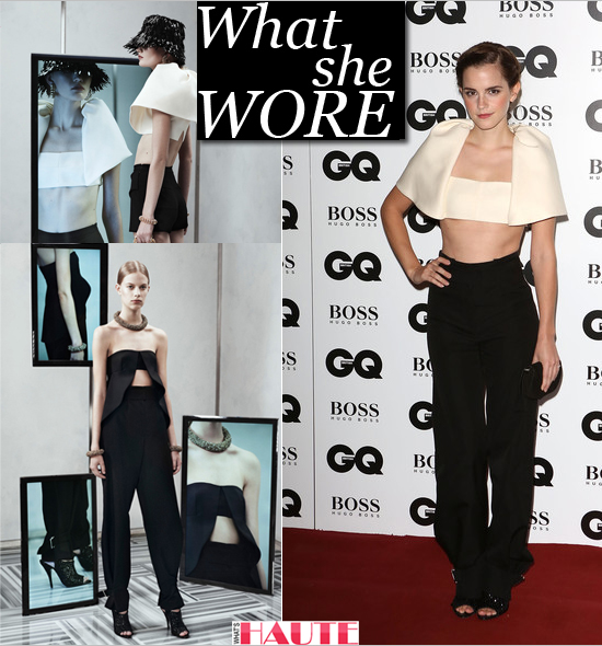 What She Wore: Emma Watson in Balenciaga Resort 2014