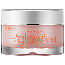 Combat dry winter skin with Bliss Triple Oxygen® Ex-'glow'-sion! Vitabead-Infused Moisture Cream