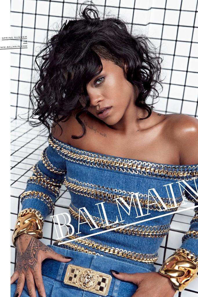 Rihanna is the new face of Balmain spring/summer 2014 campaign
