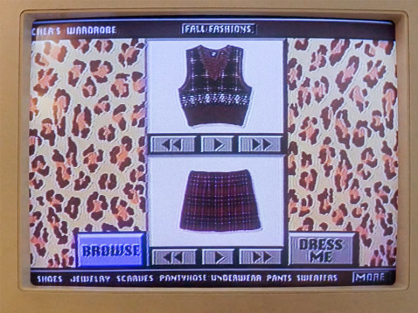 Clueless Cher Horowitz virtual closet