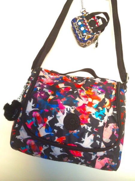 Kipling Kichirou Lunch Bag & Defea Printed Key Fob