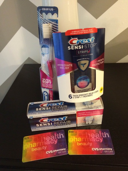 Crest Sensi-Stop Strips™ Prize Pack 