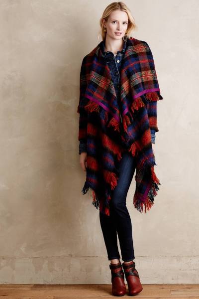 Hei Hei Tartan Blanket Coat