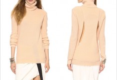 Haute Hippie Cutout Turtleneck Sweater