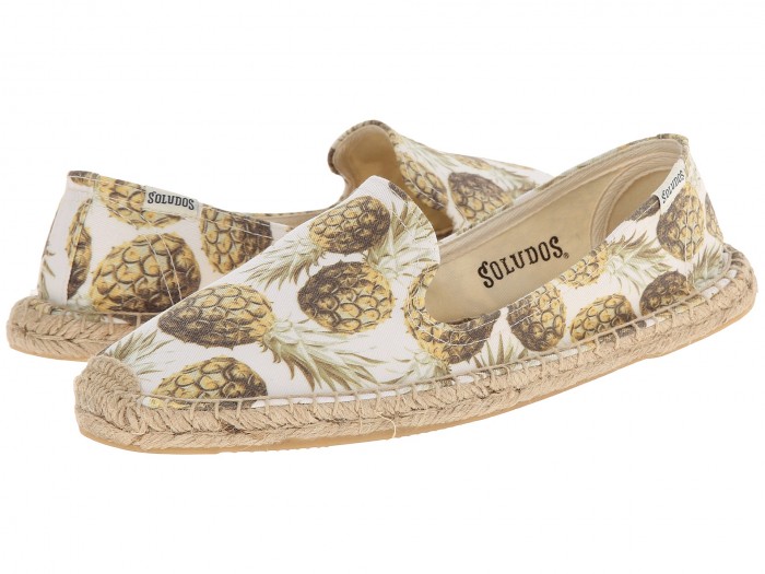 Soludos Pineapple Print Espadrilles