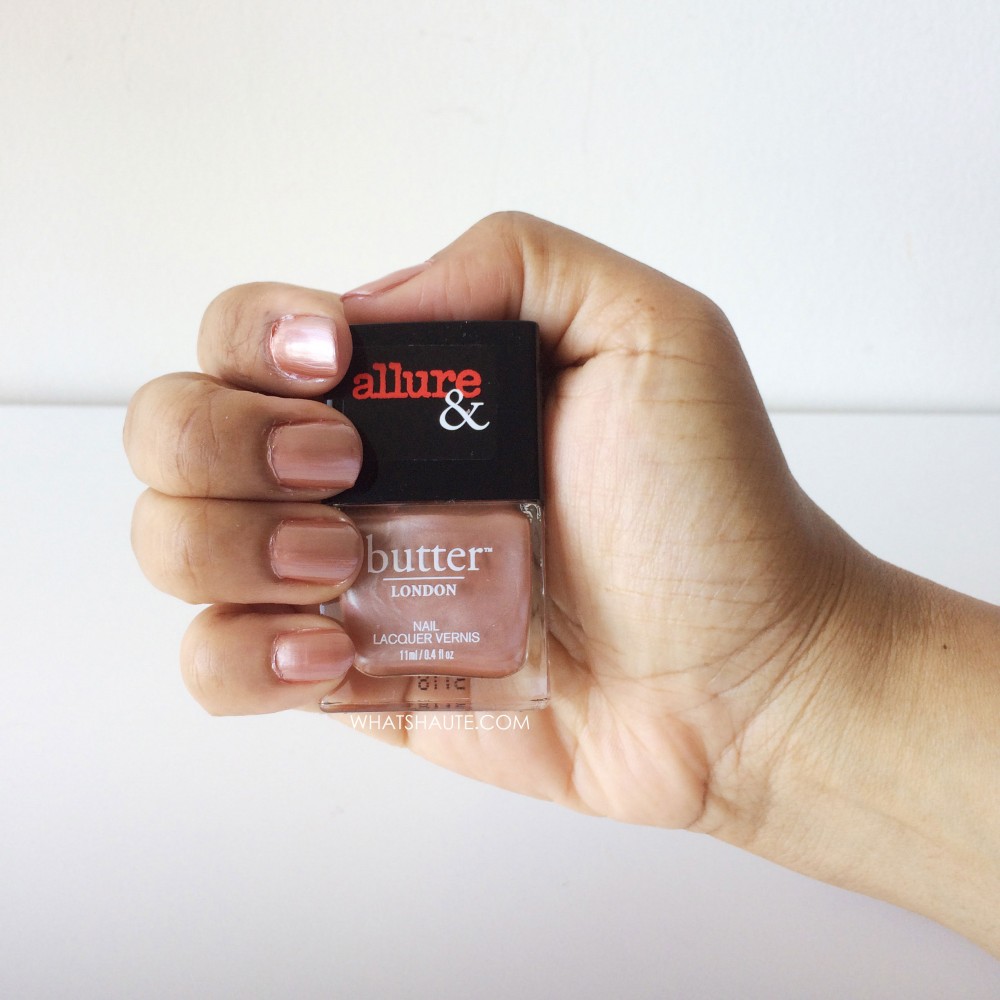 Mani Monday: Allure & butter LONDON Arm Candy I'm On The List Nail Lacquer