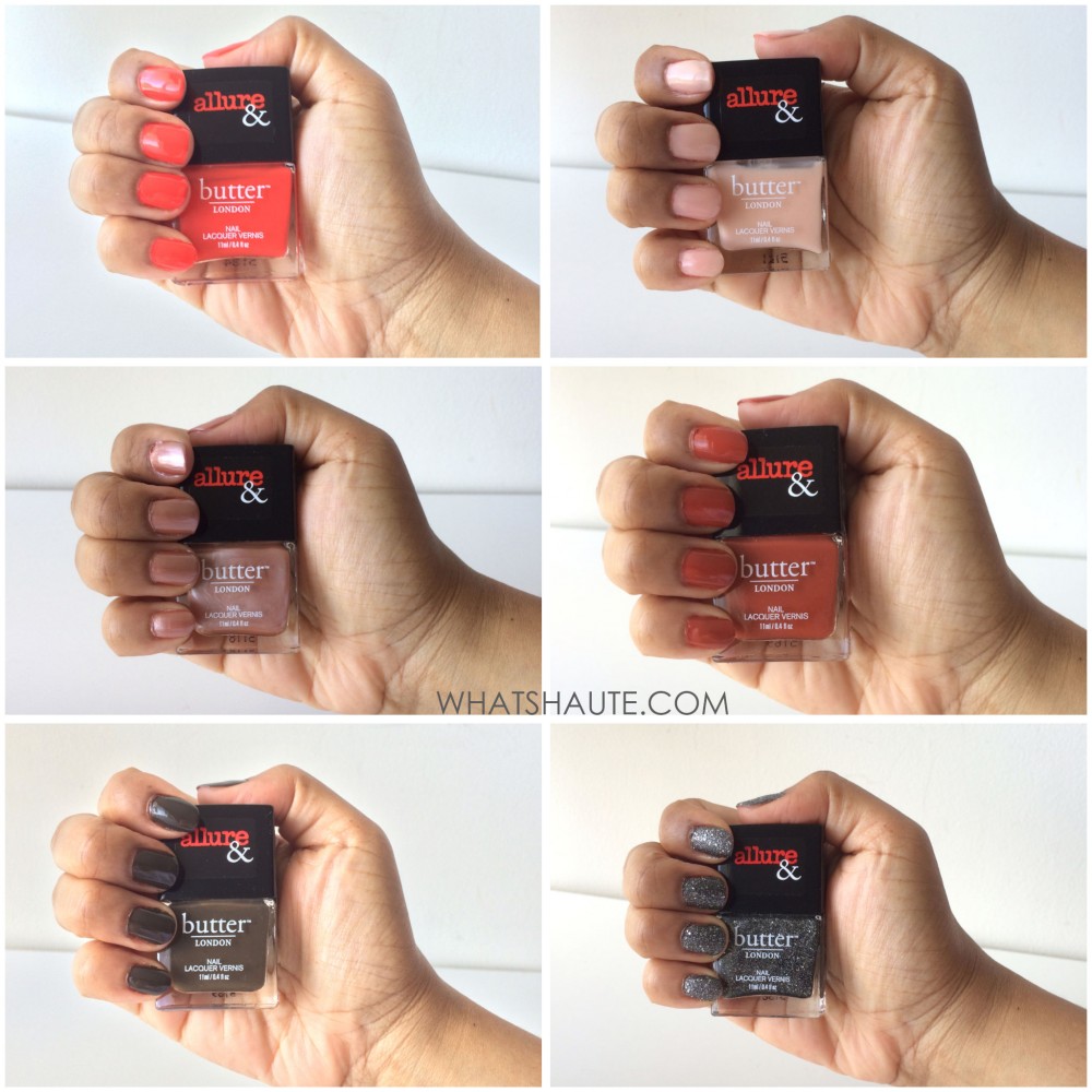 Mani Monday: Allure & butter LONDON Arm Candy Nail Lacquers