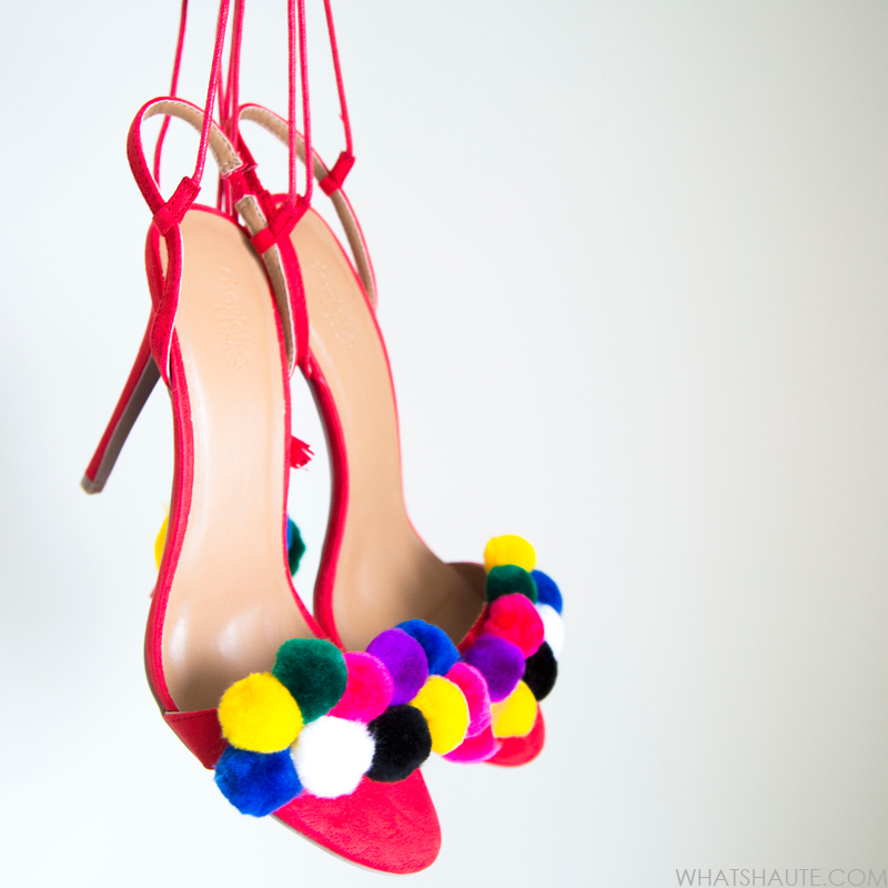 Tutorial: DIY Tassel Pom Pom Sandals - final product