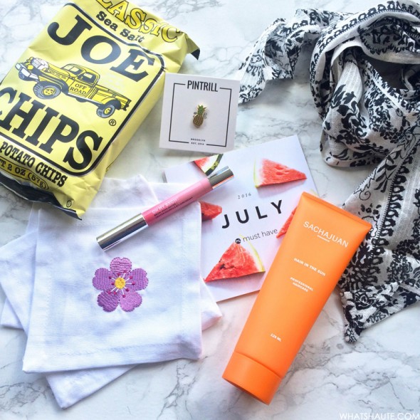 July 2016 POPSUGAR Must Have Box