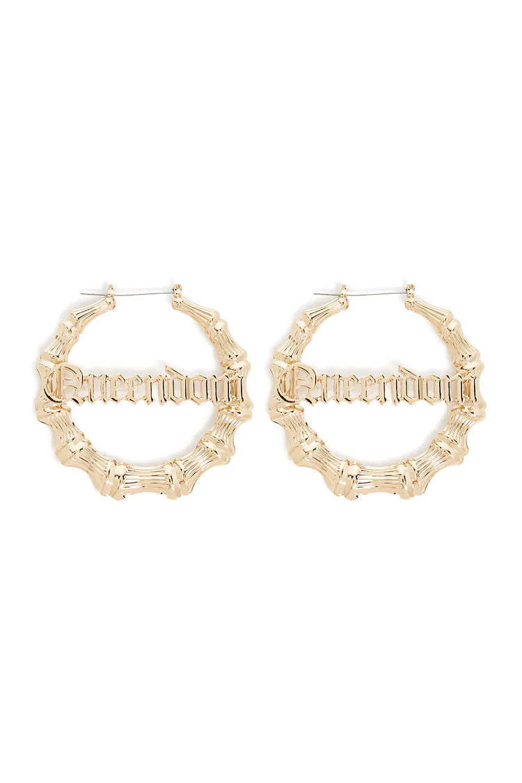 Queendom-Bamboo-Hoop-Earrings