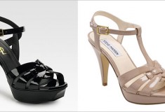 Get the Look for Less – YSL and Steve Madden T-strap platform sandals