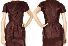 Haute Splurge: Halston Leather mini dress