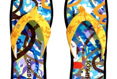Would you pay $18K for a one-of-a-kind pair of David Palmer Chipkos flip-flops?