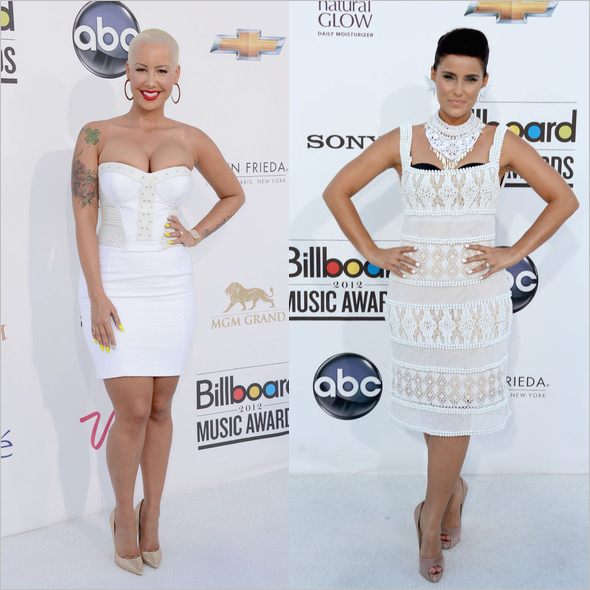 Amber Rose and Nelly Furtado at the 2012 Billboard Music Awards