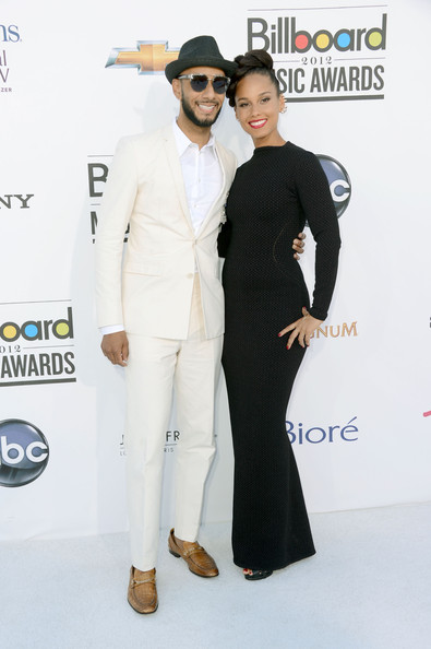 Swizz Beatz and singer Alicia Keys at the 2012 Billboard Music Awards