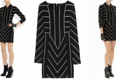 Haute buy: KARL Dawn striped merino wool mini dress