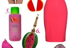 Happy National Watermelon Day! Shop these 11 pink and green fruit-inspired fashions, accessories and beauty products