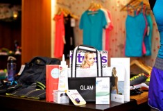 Glam & Under Armour blogger bootcamp at Exhale Spa: goody bag items