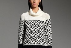 Narciso Rodriguez for DesigNation Textured Turtleneck Sweater