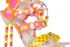 Sophia Webster’s shoe and bag designs fuse pop art, Aztec prints and color!