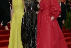 Vanessa Redgrave, Daisy Bevan and Joely Richardson at the Metropolitan Museum of Art's Costume Institute Gala "Punk: Chaos to Couture"