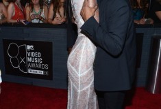 Chanel Iman and Asap Rocky at the 2013 MTV Video Music Awards
