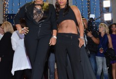 Tionne 'T-Boz' Watkins and Rozonda 'Chilli' Thomas of TLC attend the 2013 MTV Video Music Awards