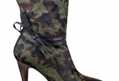 Cameron Silver For Nine West PAINTEDHRT bootie in camo pony