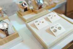 Fossil watches and earrings at Vogue styling event