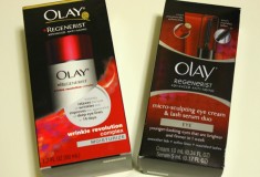 Olay Regenerist Micro-Sculpting Eye Cream and Lash Serum Duo and Regenerist Wrinkle Revolution help re-energize your skin!