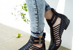 The Forever 21 premium leather footwear collection is all under $100!