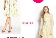 Splurge vs. Steal: Lemon Print Dresses