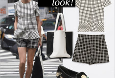Olivia Palermo’s chic, checked look is under $150!