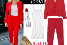 Get Gwen Stefani’s red haute look!