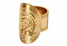 Balmain x H&M gold ring