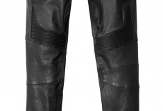 Balmain x H&M leather moto pants