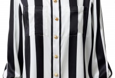 Balmain x H&M striped blouse