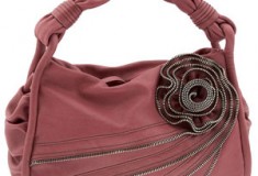 Lockheart ‘Zip It’ Rose Detail Hobo