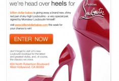 Win a pair of autographed Christian Louboutin pumps from Billion Dollar Babes