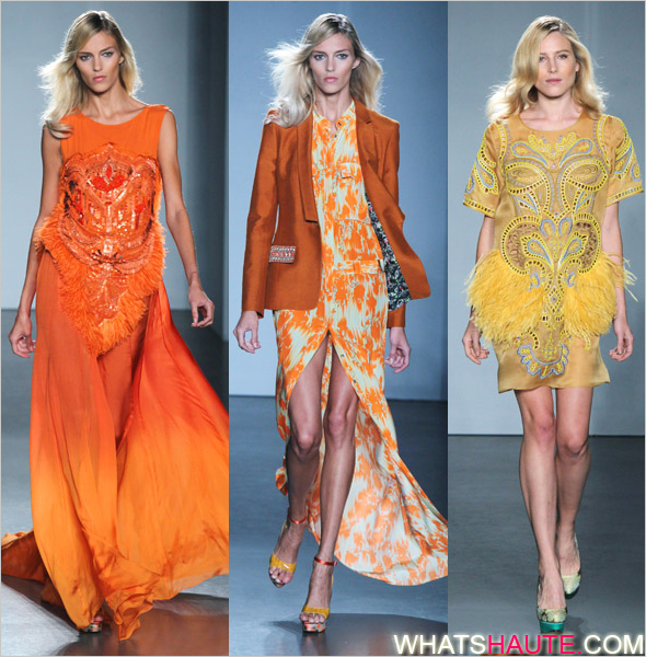 Trend report: Color clash at London Fashion Week Spring/Summer 2012 ...